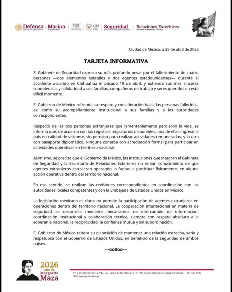 GABINETE DE SEGURIDAD CHIHUAHUA