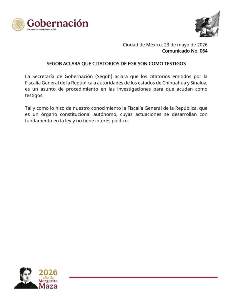 Segob citatorios