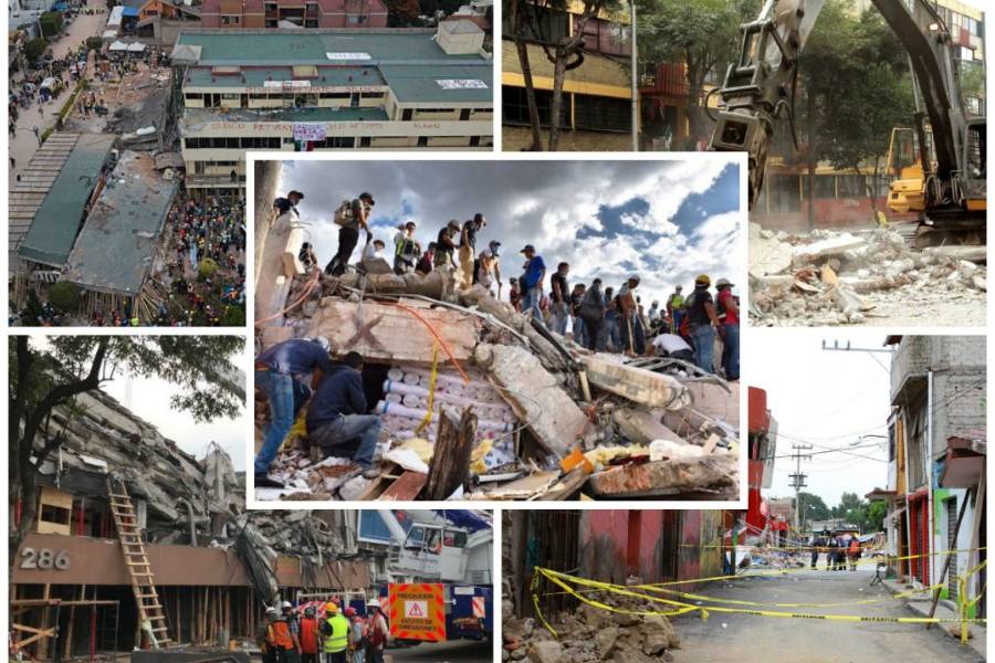 Cinco edificios, cinco historias del 19S