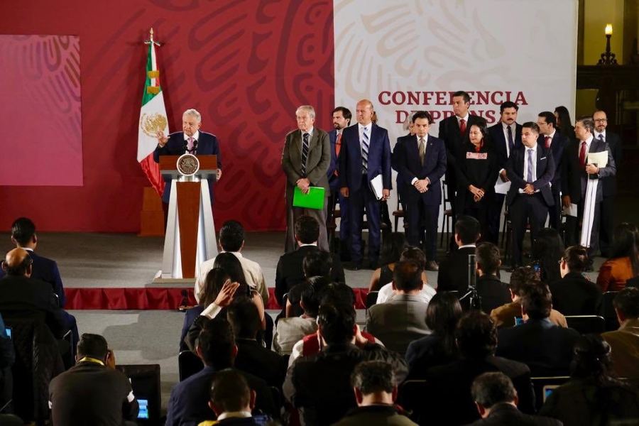 El presidente López Obrador