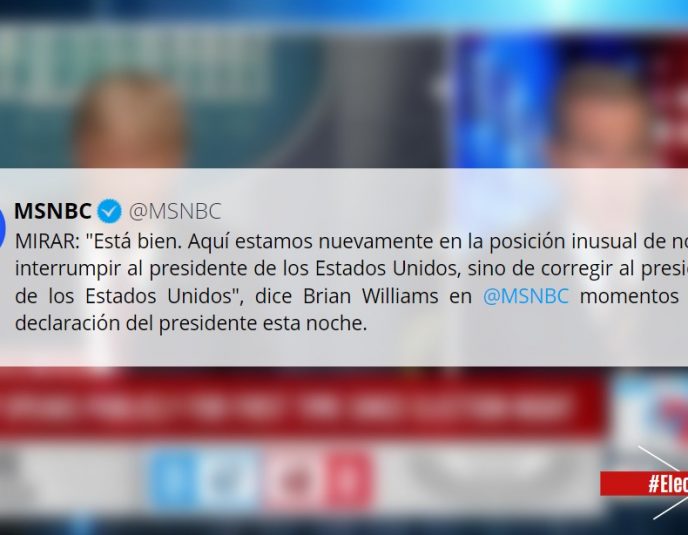 Cadenas de TV interrumpen mensaje de Donald Trump