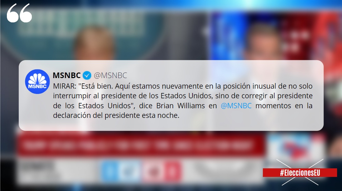 Cadenas de TV interrumpen mensaje de Donald Trump