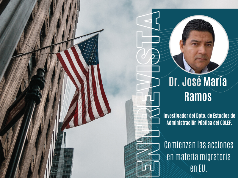 Entrevista con el doctor José María Ramos, investigador del Departamento de Estudios de Administración Pública del Colef