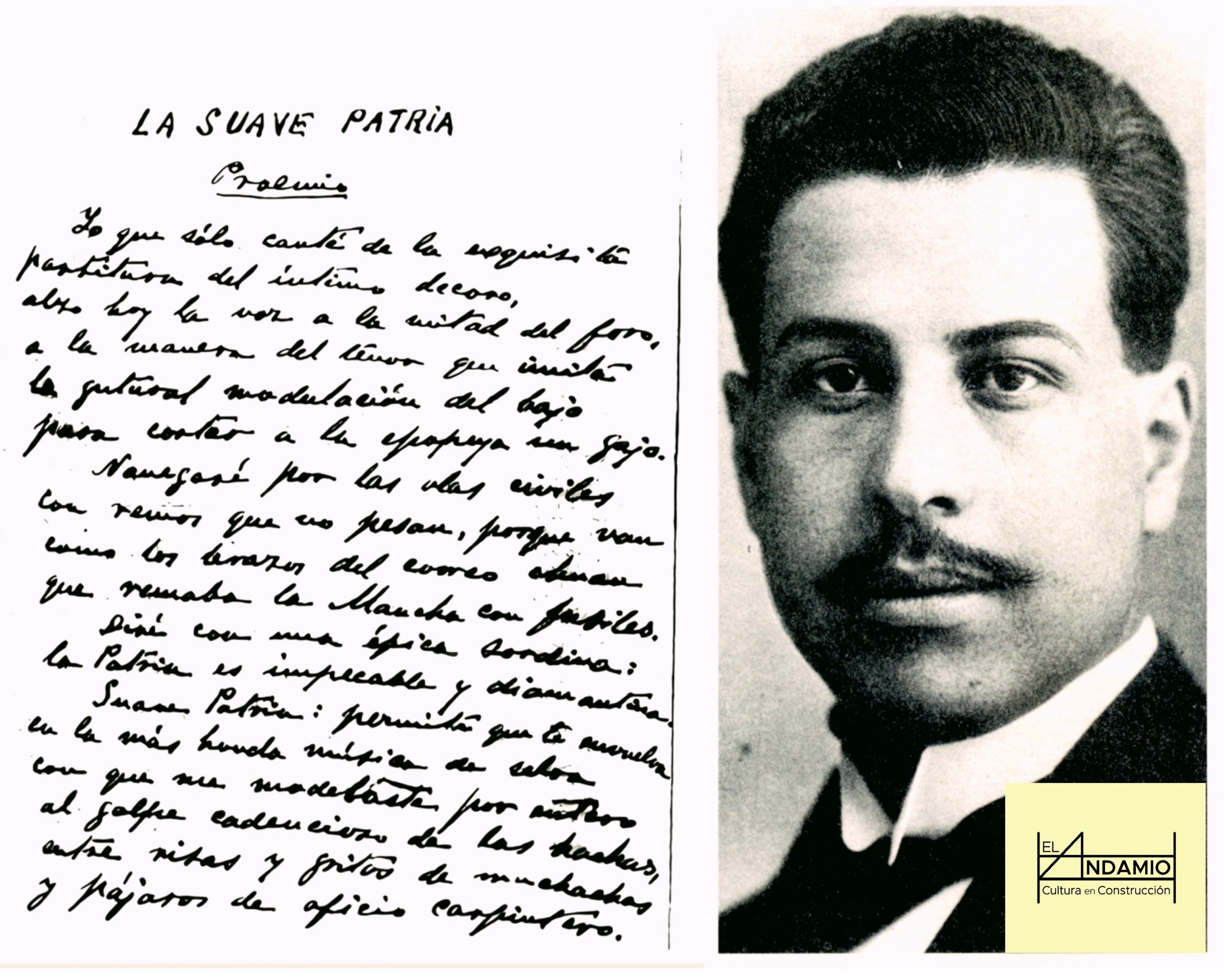  Retrato de Ramon Lopez Velarde
          acompañado con una carta a puño y letra.