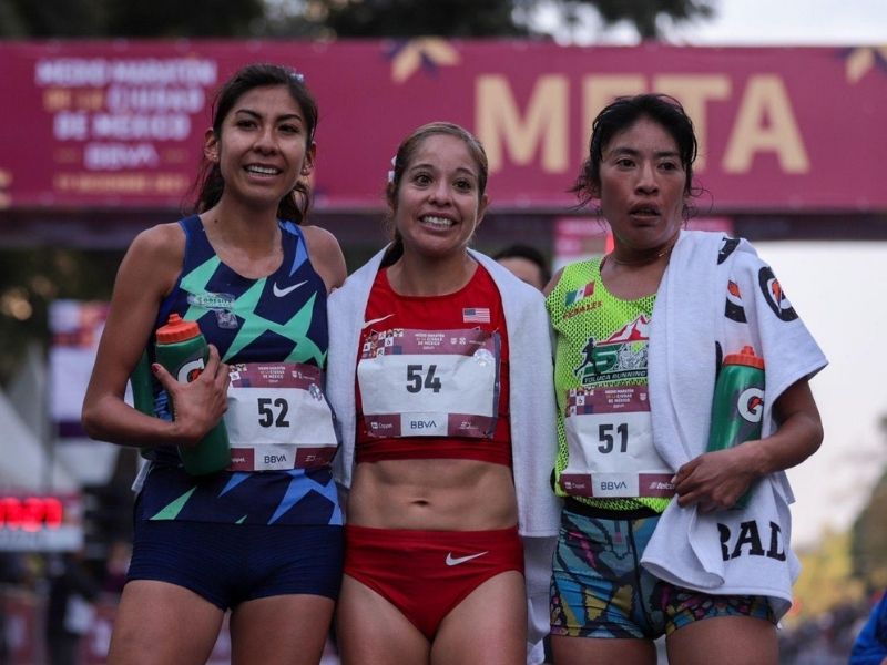 femenil medio maraton