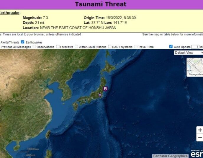 Sismo Japón 16032022