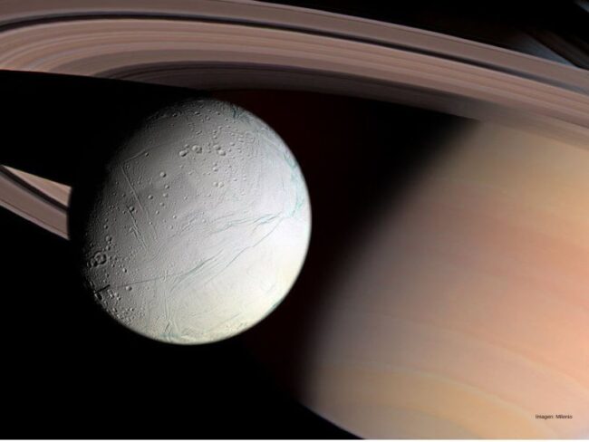 Encélado vida fósforo Saturno