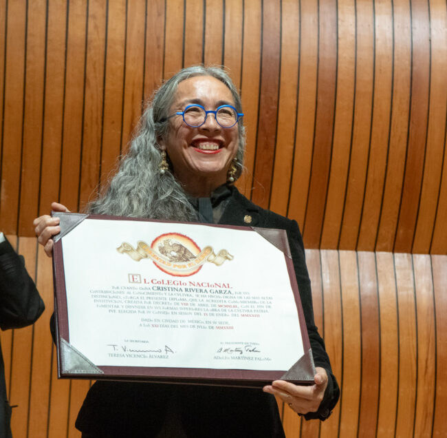 Cristina Rivera nuevo miembro del Colmex