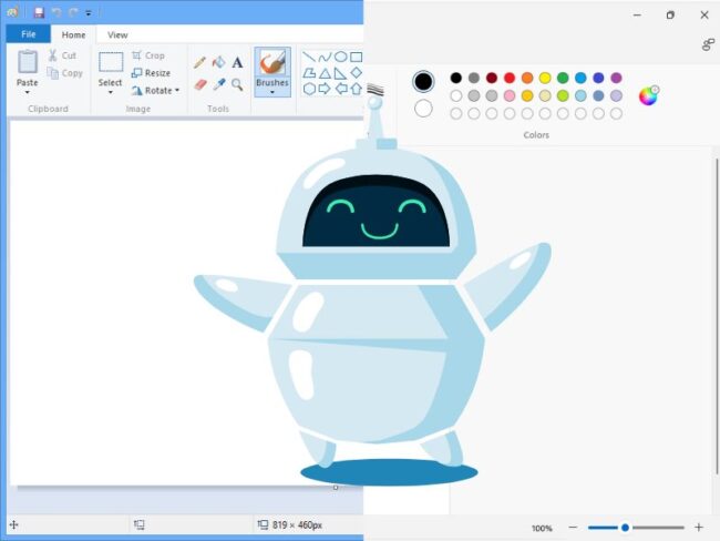 Paint inteligenicia artificial Windows 1