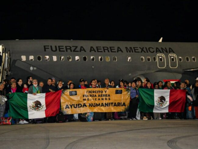 Aviones mexicanos Israel
