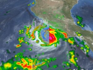 intensidad del huracán Otis