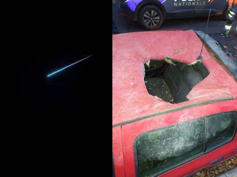 Meteorito bólido México Francia