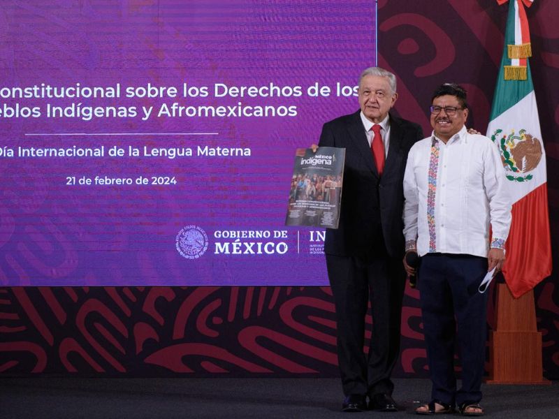 AMLO y Adelfo Regino