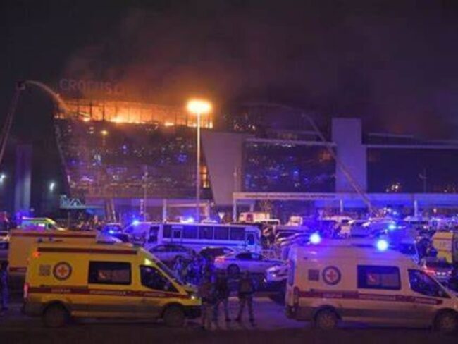 Atentado terrorista Rusia Moscú Crocus Hall