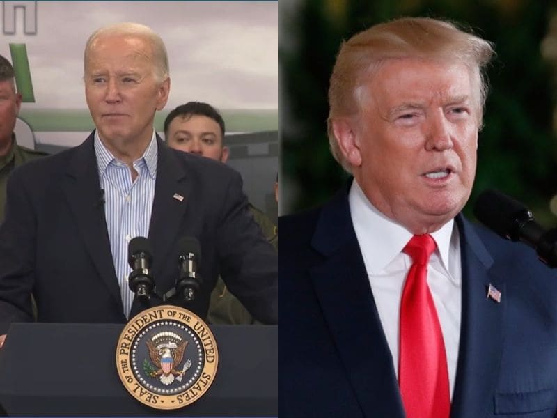 Trump Biden visitan frontera Trump Biden visitan frontera