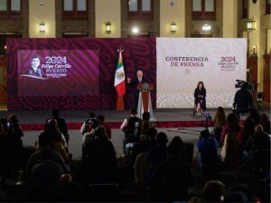 AMLO en Palacio Nacional