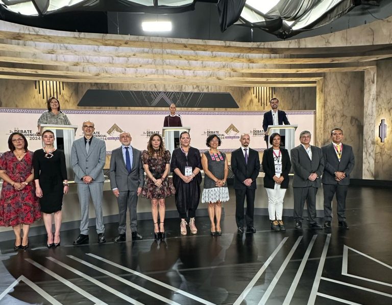 Fallas técnicas segundo debate presidencial 2024 INE México