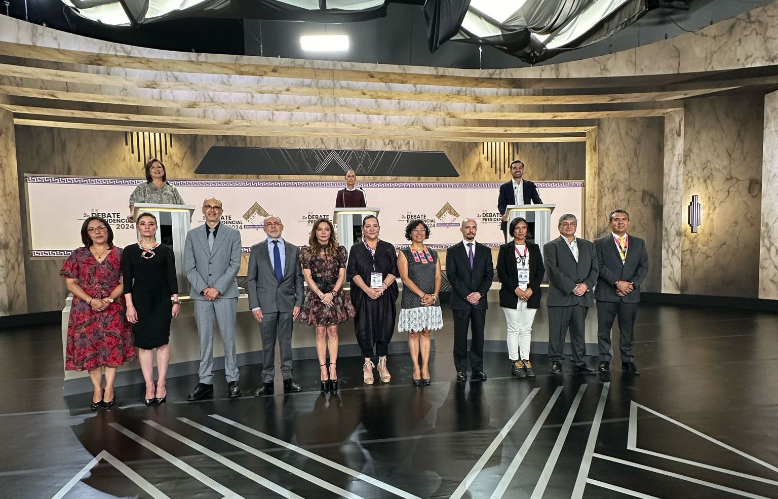 Fallas técnicas segundo debate presidencial 2024 INE México