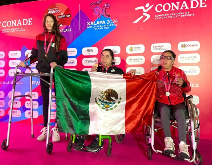 Concluye Grand Prix de Para Atletismo Xalapa 2024 con México a la cabeza del medallero