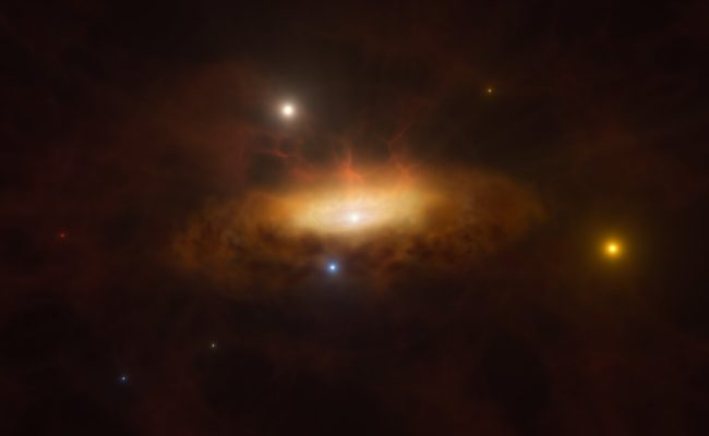 Astrónomos agujero negro supermasivo galaxia SDSS1335+0728
