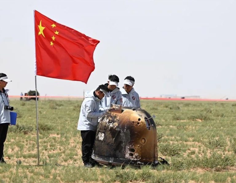 China Change 6 muestras Luna lado oscuro sonda
