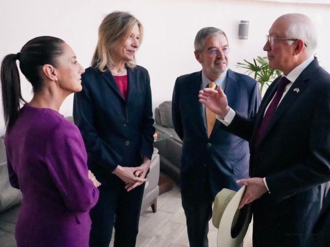 Ken Salazar y Claudia Sheinbaum