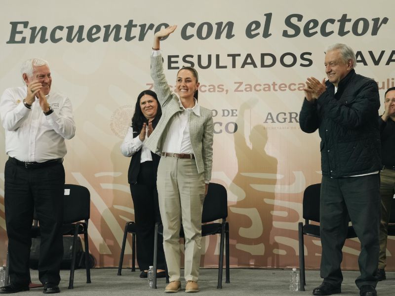 Sheinbaum presa Zacatecas