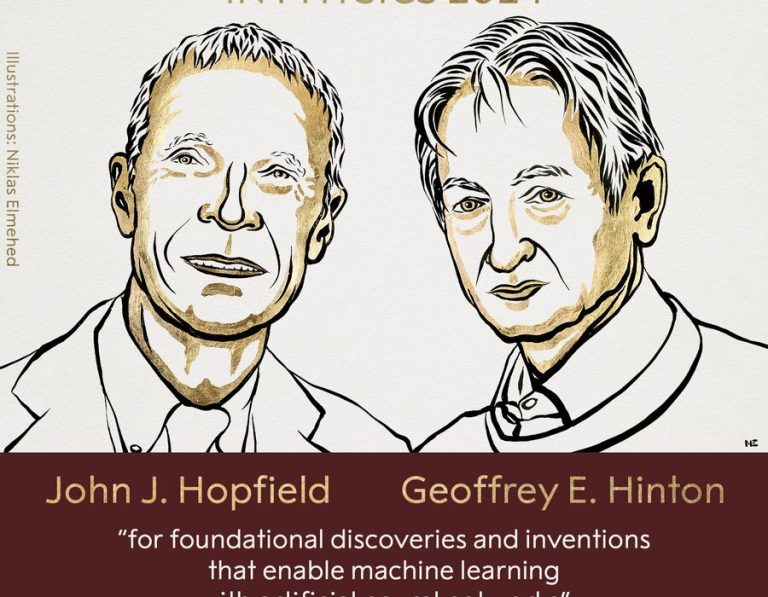 John Hopfield Geoffrey Hinton Premio Nobel de Física IA