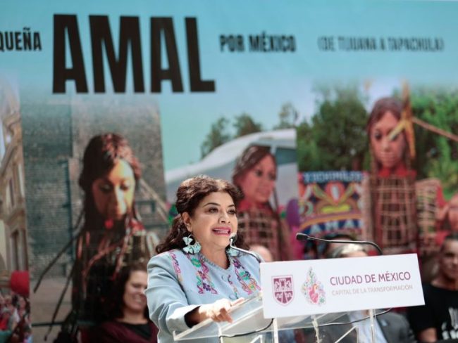 Clara Brugada y Amal