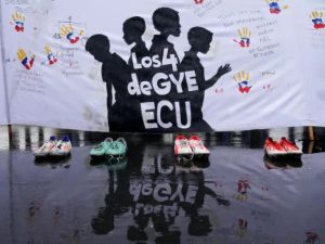 desaparición menores Ecuador