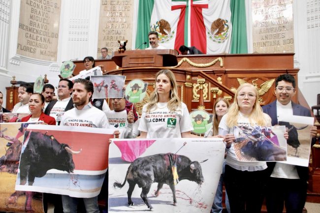 Corridas toros sin violencia Congreso CDMX
