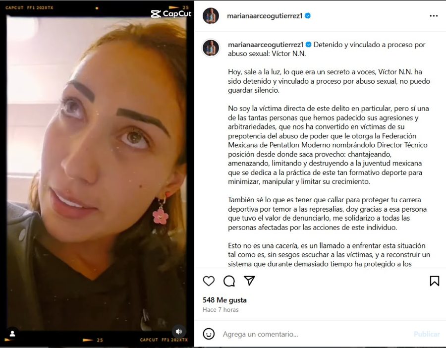 MARIANA ARCEO DENUNCIA