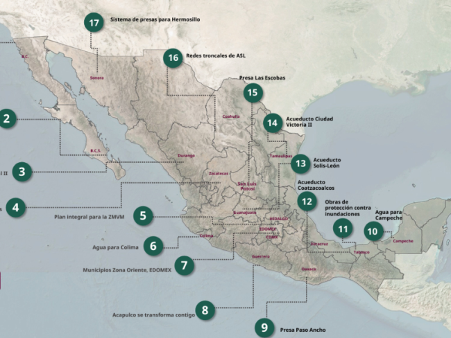 proyectos estratégicos Conagua