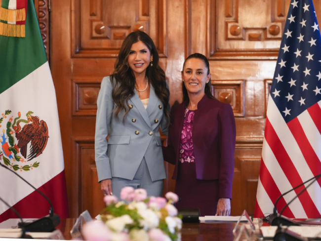 Sheinbaum Noem seguridad