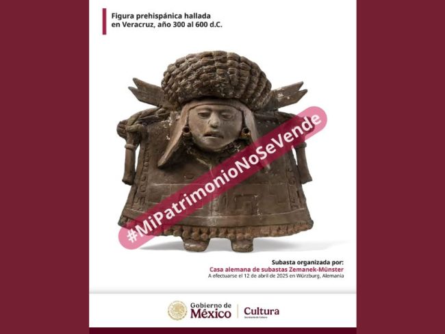 Subasta con patrimonio cultural mexicano en Alemania