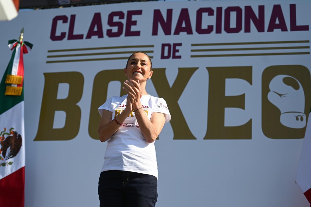 Clase Nacional de Boxeo Sheinbaum