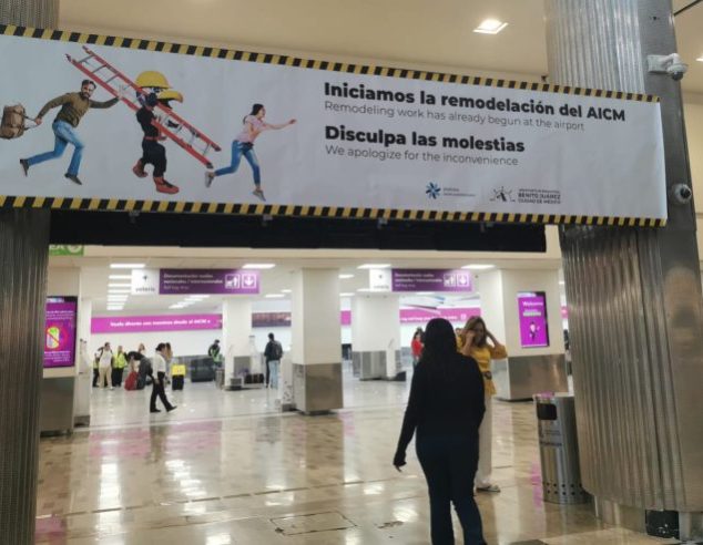 AICM LETRERO modernización Mundial 2026