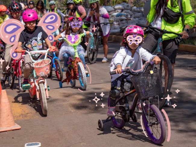 Cicletada de las niñas CDMX