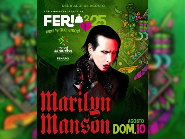 Marilyn Manson en la FENAPO 2025