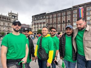 La comunidad LGBTTTIQ en la plaza del Zócalo
