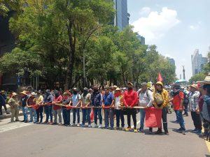 CNTE Zócalo plantón CDMX