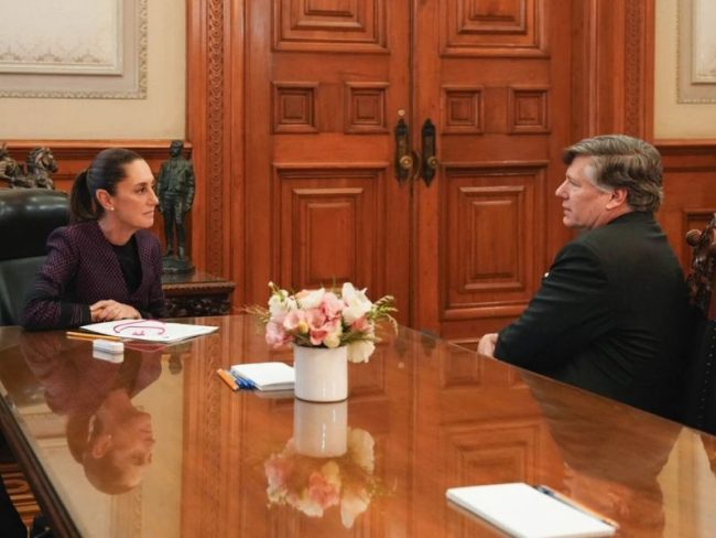 Sheinbaum reunión Landau