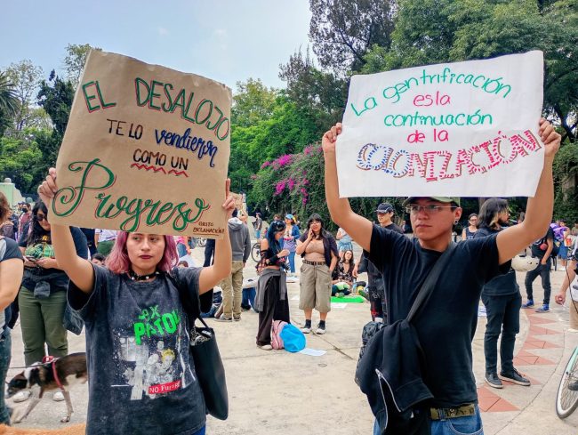 Ciudad de México gentrificación, Ciudad de México movilizaciones gentrificación