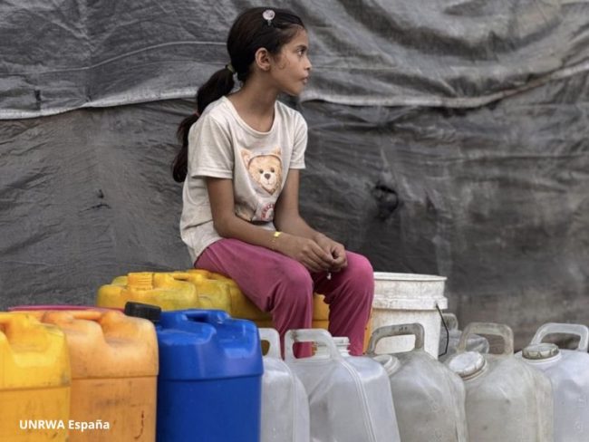 Crisis agua potable Gaza