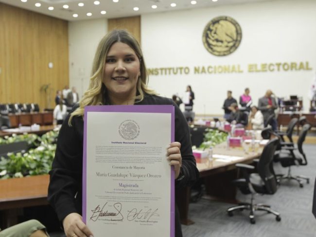 INE concluye proceso electoral del Poder Judicial con entrega de 79 constancias