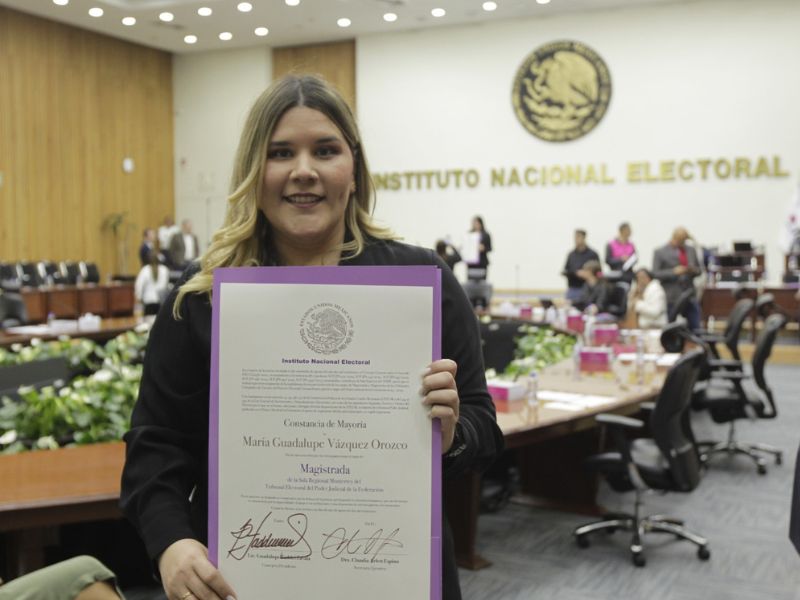 INE concluye proceso electoral del Poder Judicial con entrega de 79 constancias