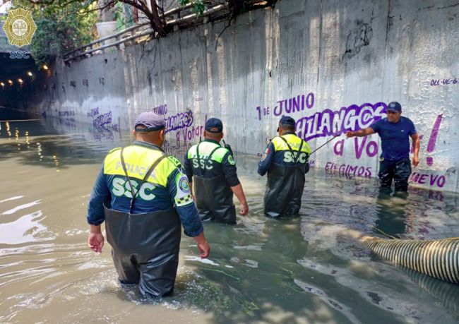 Lluvia histórica paraliza CDMX y supera récord de 1952: Brugada