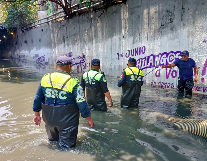 Lluvia histórica paraliza CDMX y supera récord de 1952: Brugada