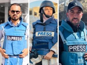 Periodistas fallecidos en ataquen hospital Nasser en Gaza