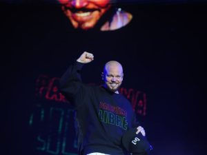 Residente da concierto en el Zócalo